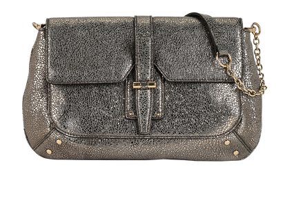 Emma, £395, Handbags, Silver, Leather, Front view
